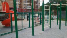 Площадка для воркаута в городе Хабаровск №2294 Средняя Современная фото